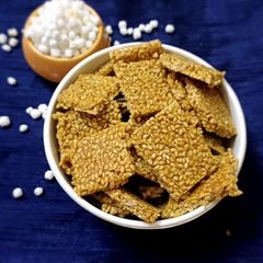 A picture of Sesame chikki.