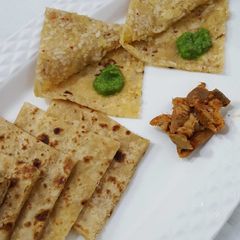 Rice Stuffed Parantha A picture of Rice Stuffed Parantha.