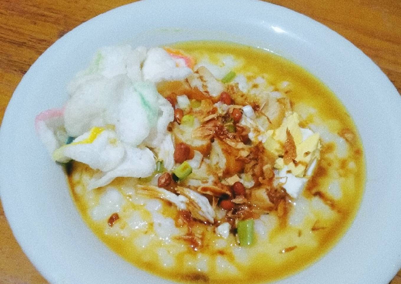 Bubur ayam rumahan