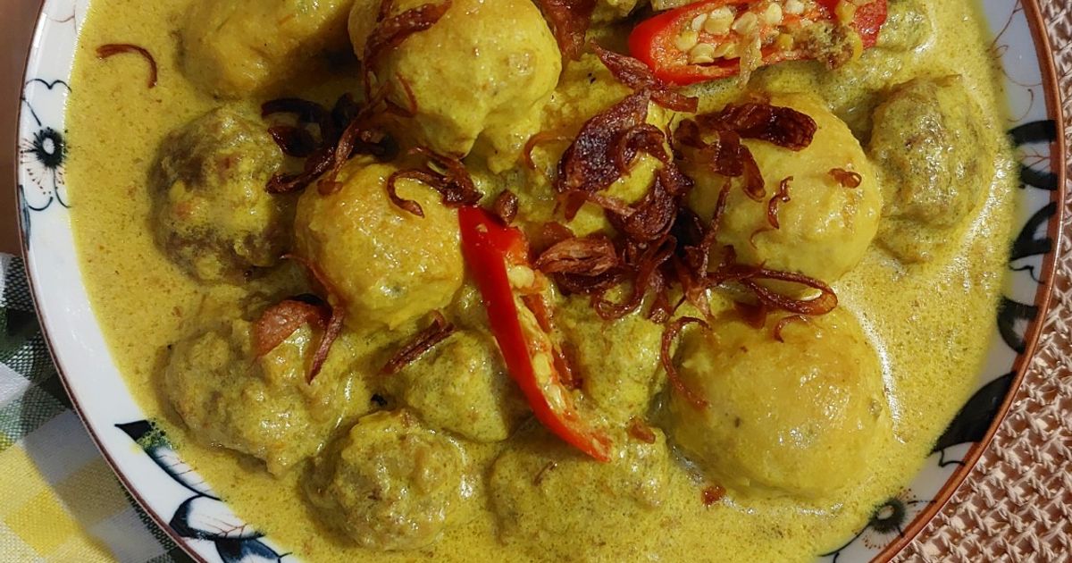 Bola-Bola Opor Ayam