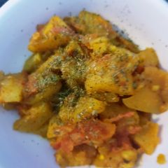 A picture of Sweet sour raw papaya.