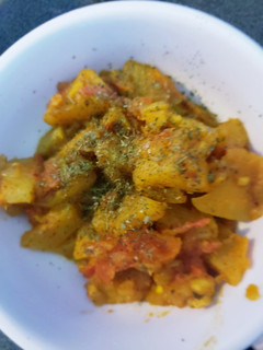 A picture of Sweet sour raw papaya.
