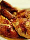 Pollo de campo con vinagreta de miel y oliva