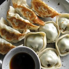 A picture of Prawn & Garlic Chives Gyoza.