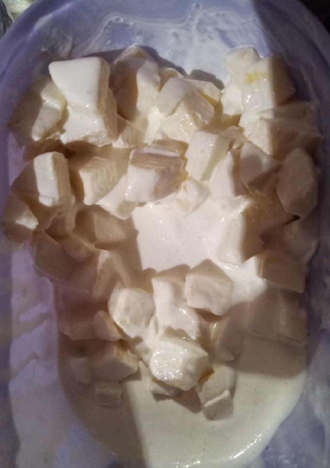 Una foto de Manzanas con crema