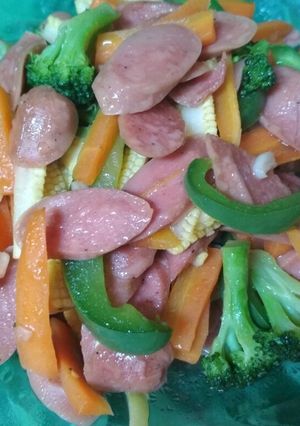 Foto resep Tumis sayur warna warni