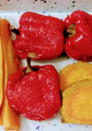 Foto principal de Asado de calabaza, batata y pimientos