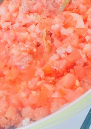 صورة لوصفة قلايه بندوره باللحمه 🍅