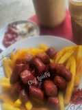 Nido de papas con chistorras... LúisFy