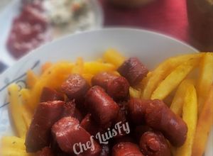 Una foto de Nido de papas con chistorras... LúisFy
