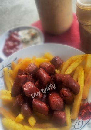 Una foto de Nido de papas con chistorras... LúisFy