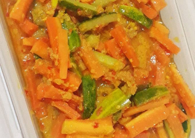 Resep Timun Wortel Bumbu Acar Kuning Oleh Miftahul Jannah Cookpad