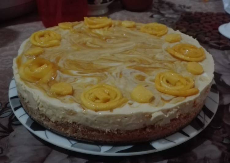 Recipe of Tasteful Mango cheesecake