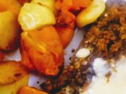 Una foto de bistec de ternera al horno
