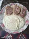 Rollo de carne picada y repollo