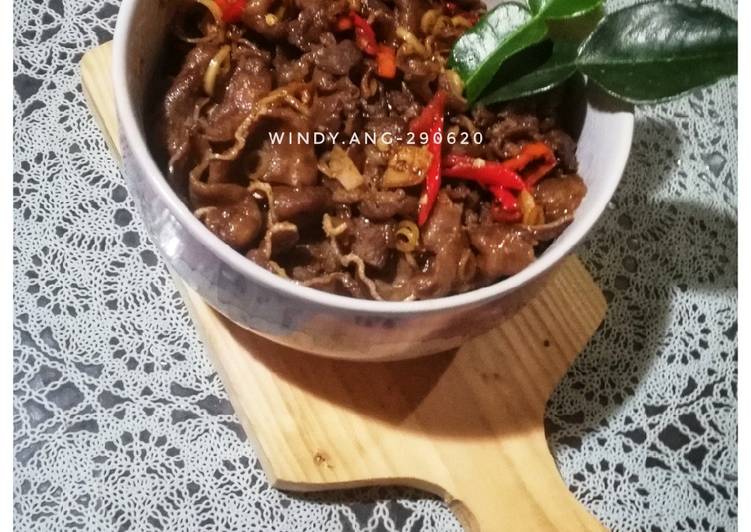 Resep Spicy Lemongrass Beef Tounge - Simple, Enak