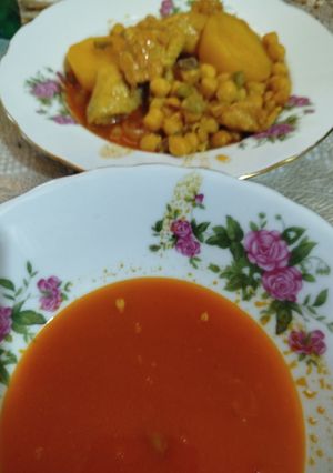 عکسی از دستور آبگوشت غوره