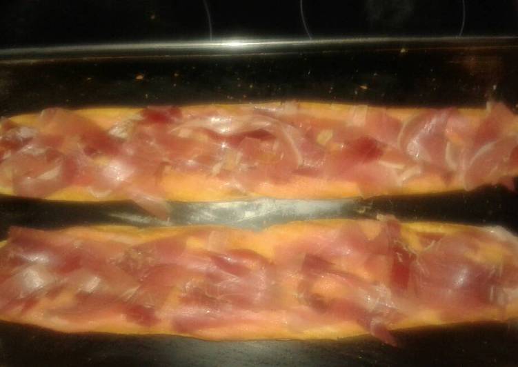 Pan tomate y jamón