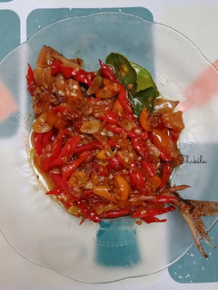 Foto resep Tumis cabe peda asin daun jeruk