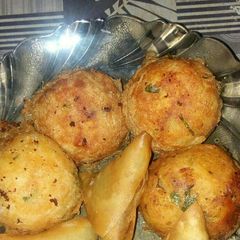 A picture of Beef catlets #indiandishcontest.