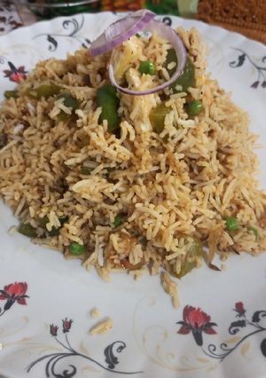 A picture of Tomato rice.