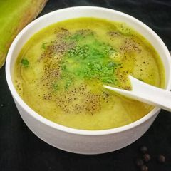 A picture of Banana Stem dal Soup.