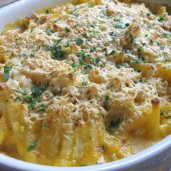 A picture of Chicken & Macaroni Cheese Bake.