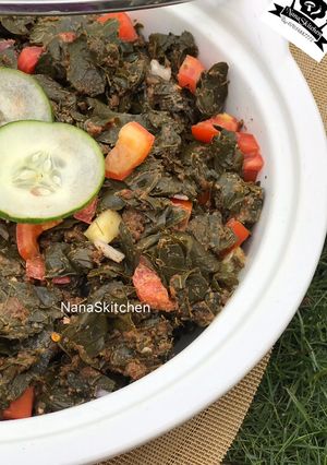 A picture of Moringa salad 🥗.