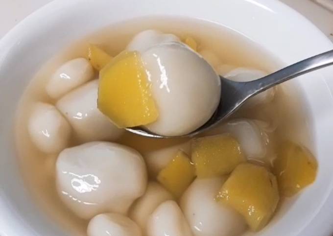 Cách thực hiện trà trôi nước nhân hạt lạc thơm sực bùi