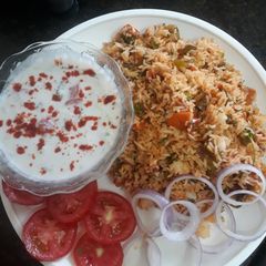 A picture of Pav bhaji Tawa Pulav.