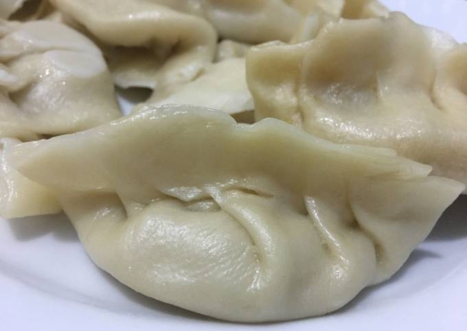 Chicken adobo dumpling