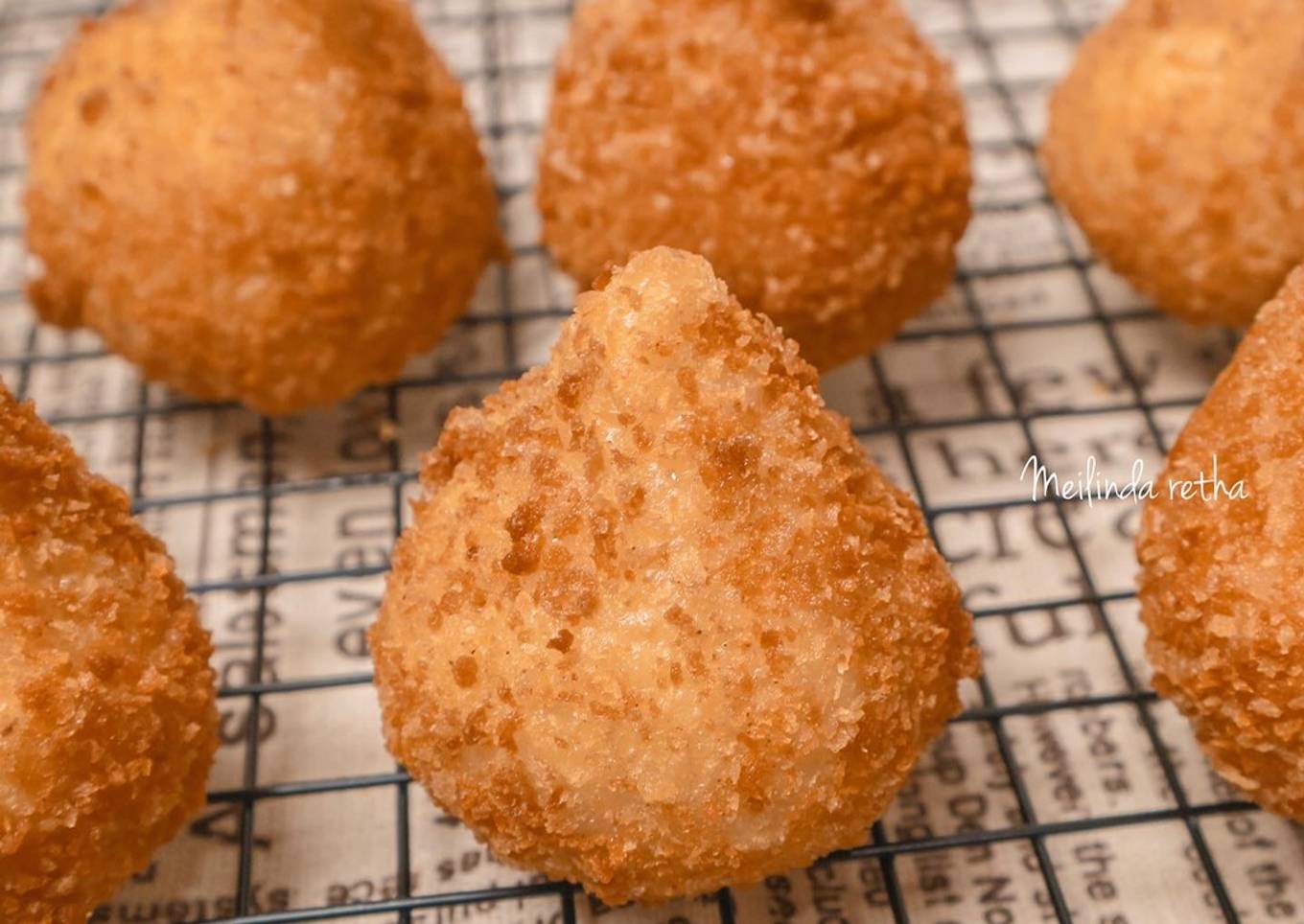 Kroket Ayam Keju Ala Brazil (coxinha)