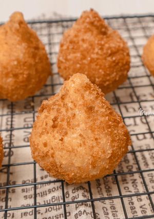 Foto resep Kroket Ayam Keju Ala Brazil (coxinha)