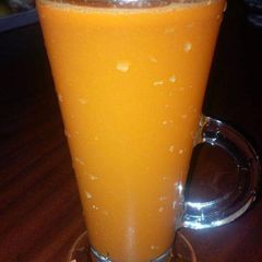 A picture of Carrot and ginger juice.