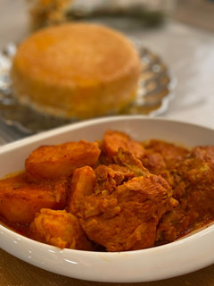عکسی از دستور خورشت سيب زميني بوقلمون