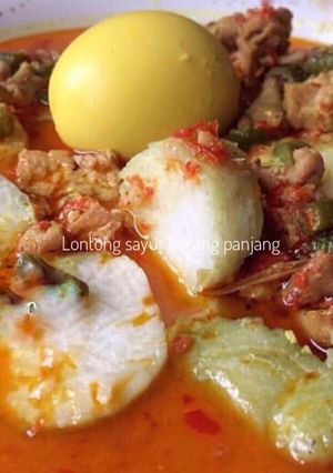 Foto resep Lontong Sayur kacang panjang