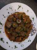 Tocăniță de castraveți fără carne