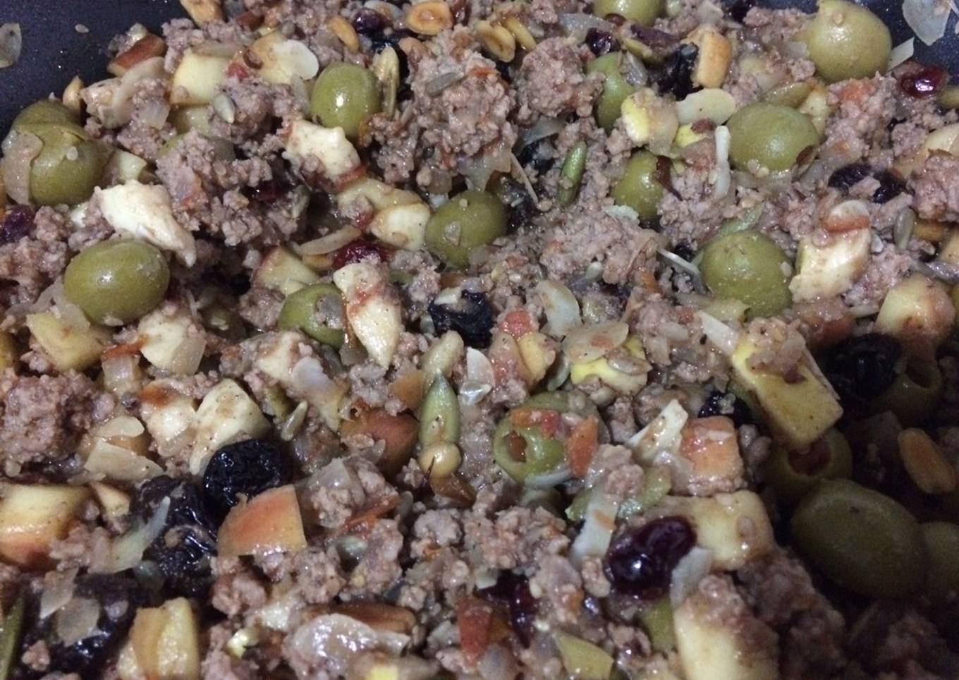 Relleno, para pavo, pollo o chiles en nogada