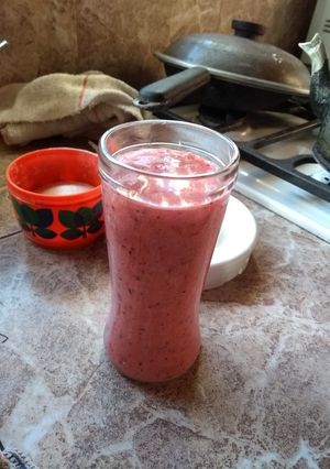 Una foto de Licuado violeta
