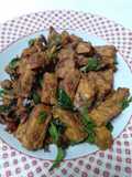 Oseng2 tempe pedo kemangi