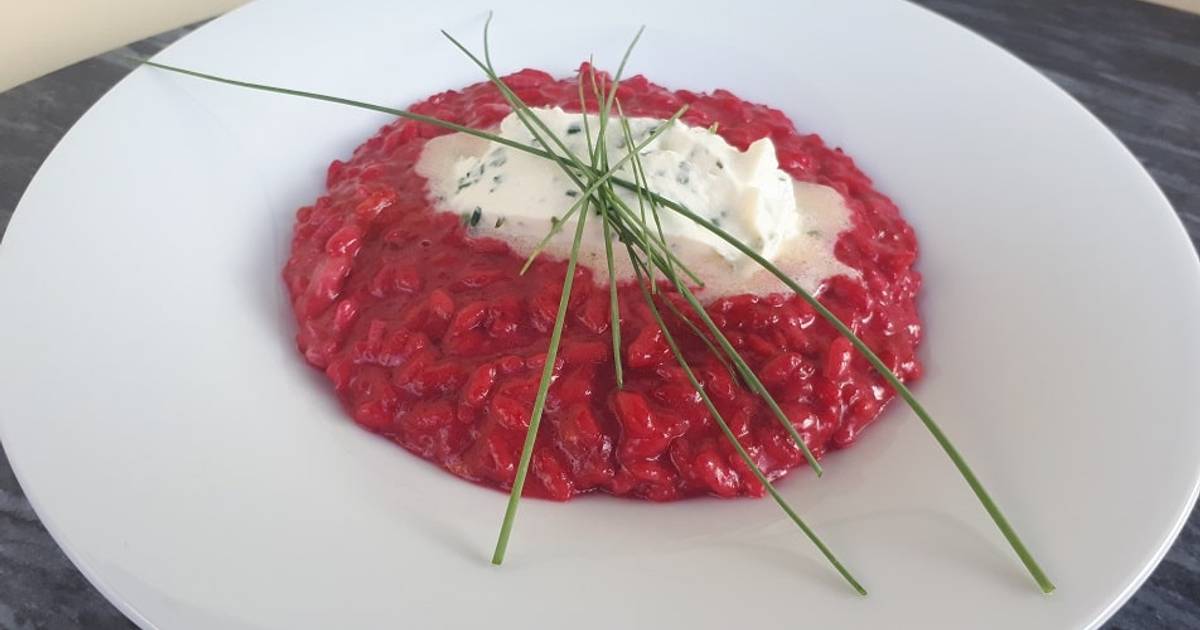 Risotto mit Mascarpone und rote Beete Rezept von Maesli - Cookpad