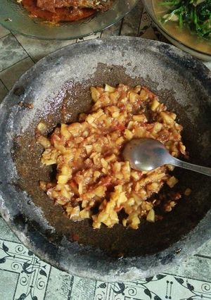 Foto resep Sambal nanas khas palembang