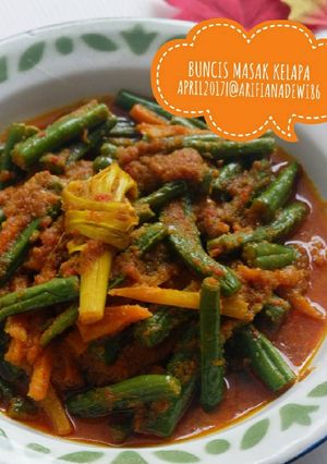 Foto resep Buncis Masak Kelapa