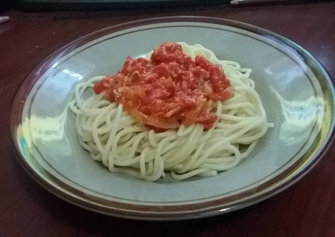 Cara bikin Spagheti Bolognese Rumahan