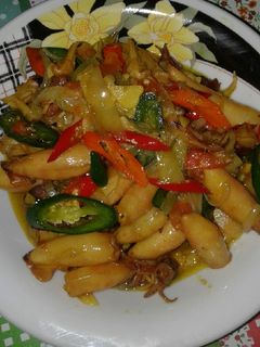 Foto resep Tumis cumi asin