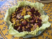 Une photo de salade de betterave