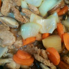 A picture of Mock Meat Stir-Fry (Kid Friendly, Vegan).
