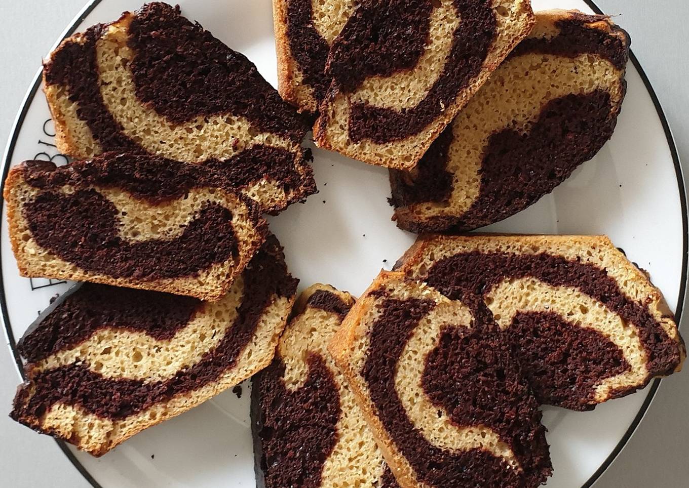 Cake marbré façon savane