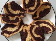 Une photo de cake au chocolat blanc