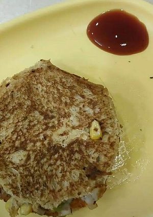 A picture of Bread pizza.